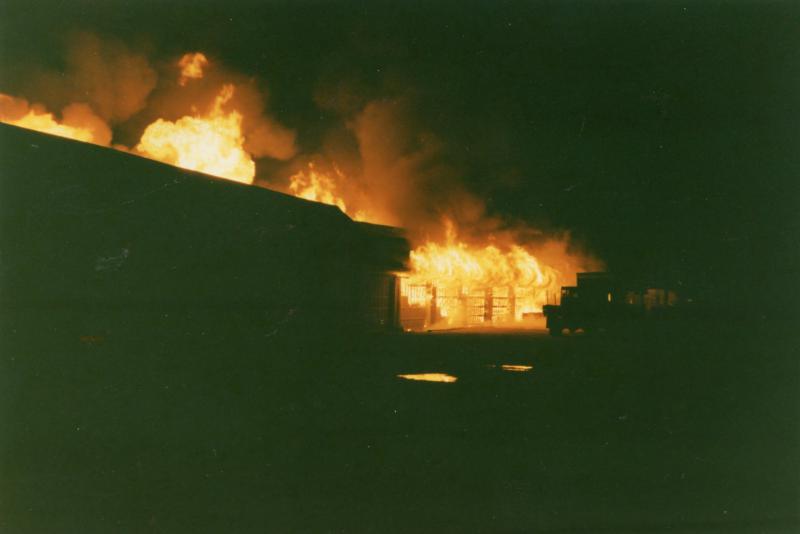 Ramsey Lumber Yard Fire  3-1989
Biggest fire in Ramsey History